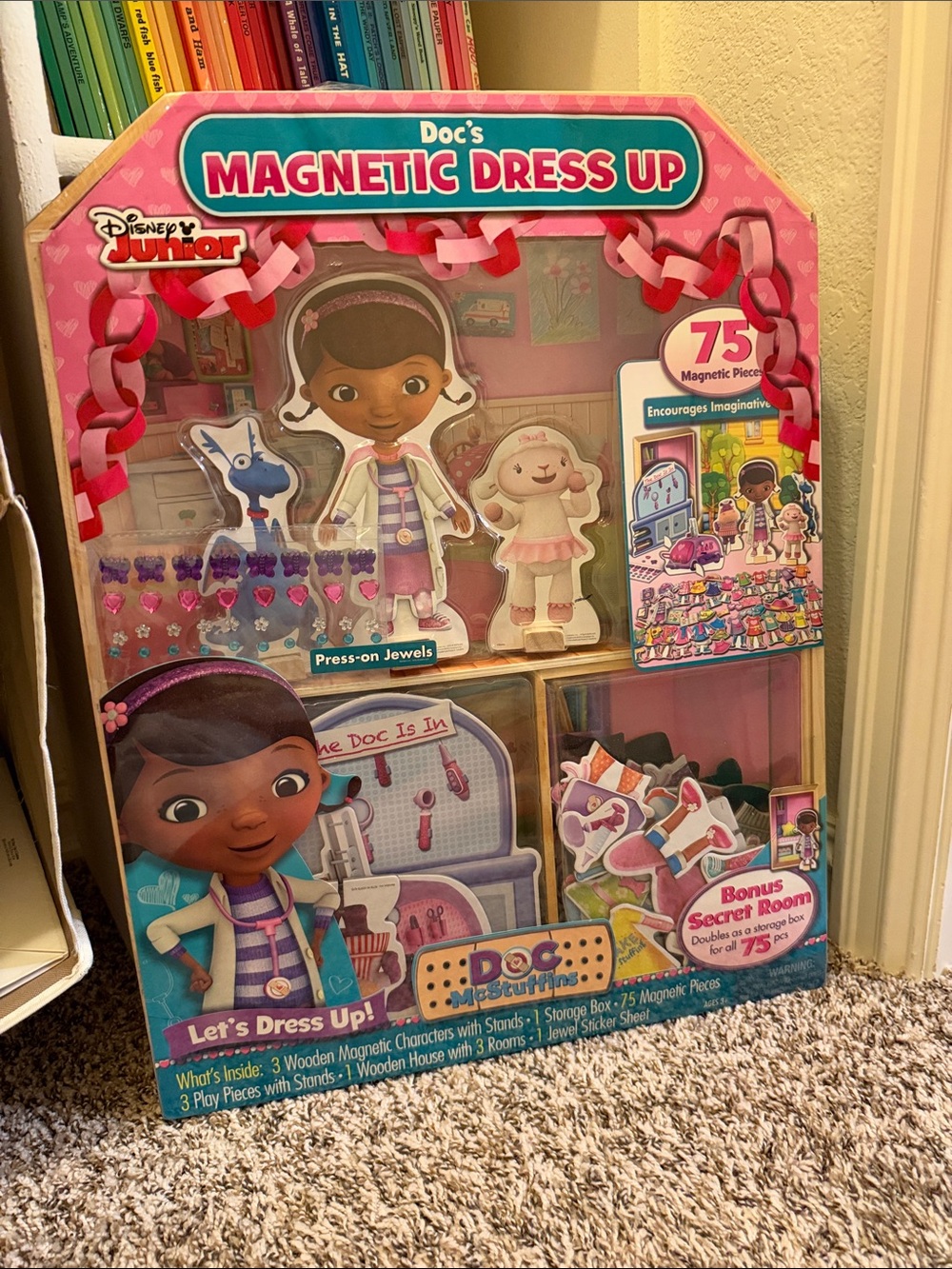 Doc McStuffins Magnetic Dress Up Playset - Pink
